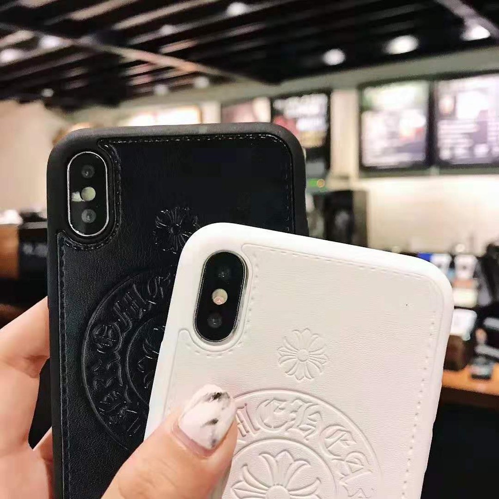 Ốp lưng mềm họa tiết Chrome Hearts cho iPhone12promax 11 Pro Max XsMax XR Xs i6/7/8 Plus