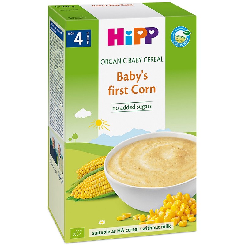 Bột Dinh Dưỡng Hipp Ngũ Cốc Bắp Non (4M+)