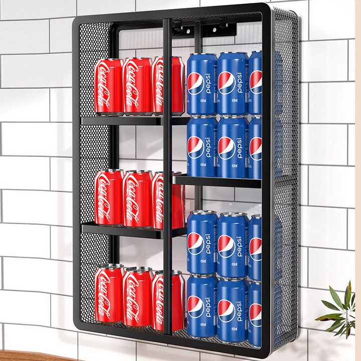 Euro Home - Kệ Bếp Gia Vị Treo Tường Wall Spice Carbon