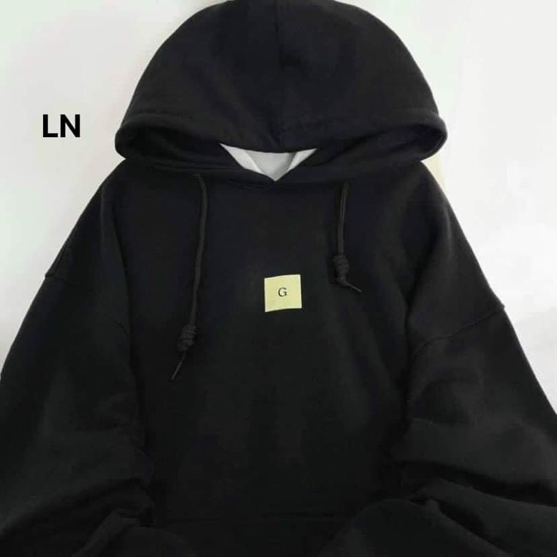 Áo hoodie nỉ cotton logo G LN12