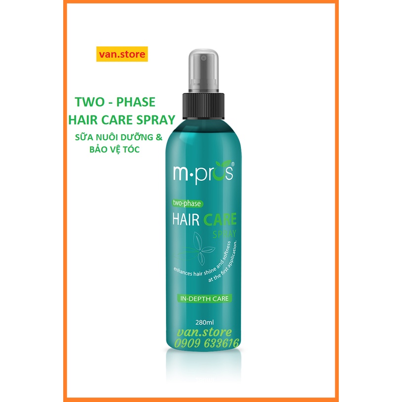 Sữa Dưỡng Tóc M.pros Hair Care Spray 280ml 2 Lớp - Xịt Dưỡng Tóc Và Bảo Vệ Tóc