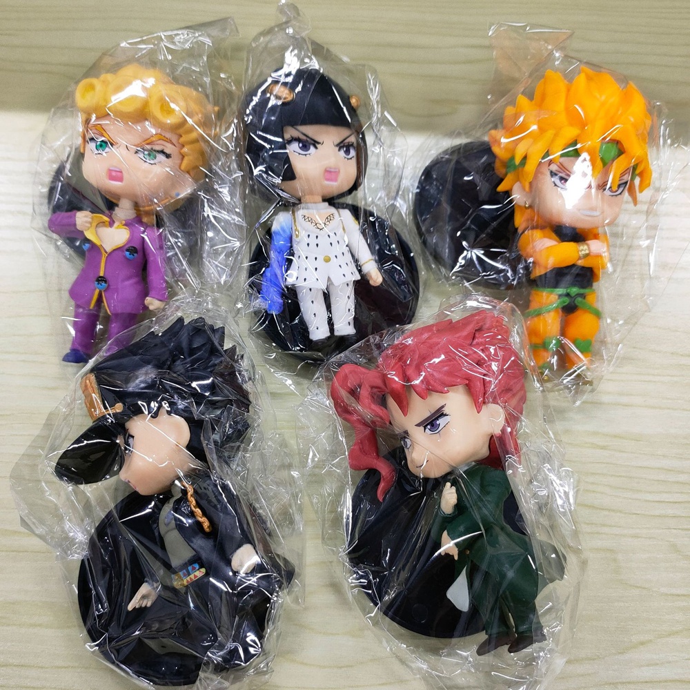Aaron1 Set 5 Mô Hình Nhân Vật Phim Hoạt Hình Jojo Bizarre Adventure Bằng Pvc