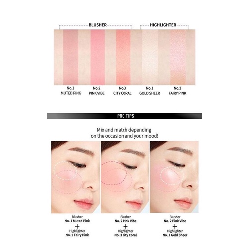 [100% AUTHENTIC] Má Hồng Hiệu Ứng Căng Mượt CLIO PRISM AIR BLUSHER 7g