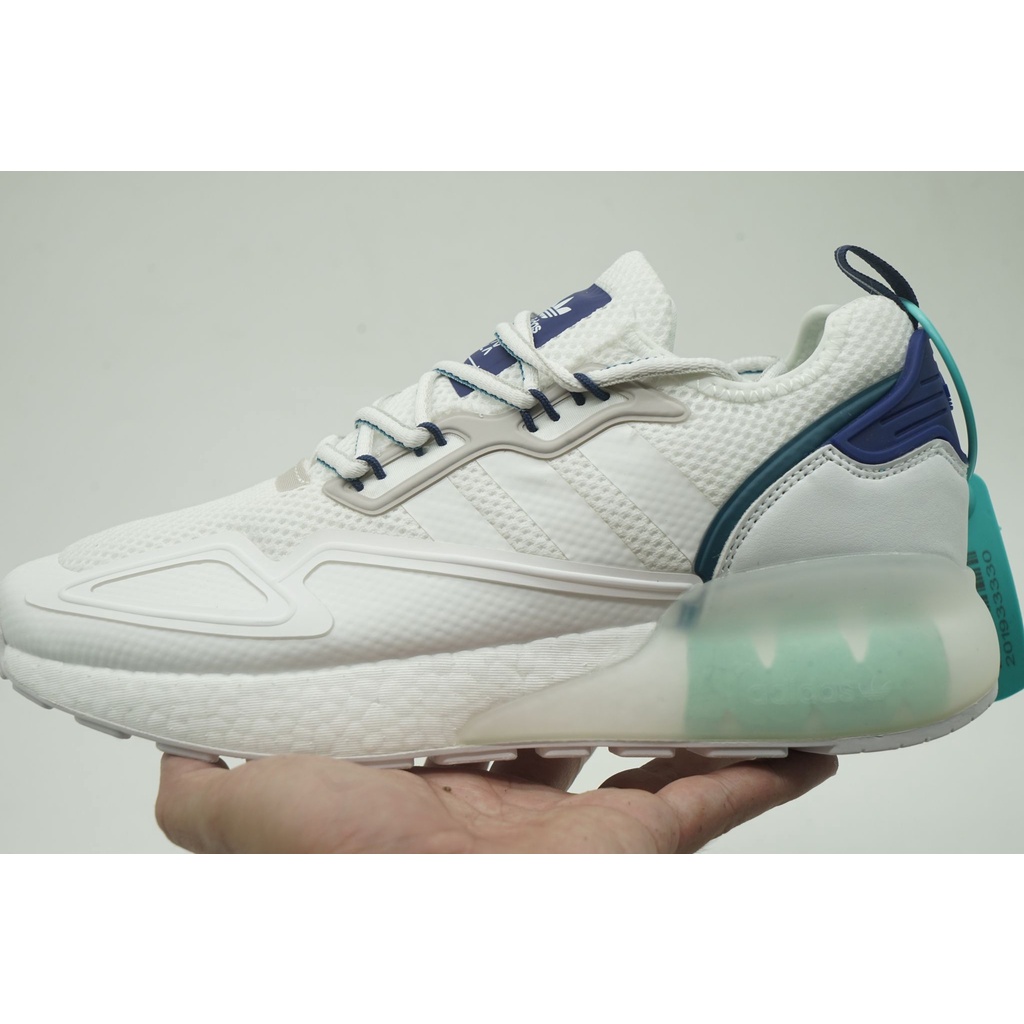 ( GIÀY NAM 2022 ) GIÀY THỂ THAO SNEAKER adidas originals ZX 2K Boost Off-White Aqua-GY3548