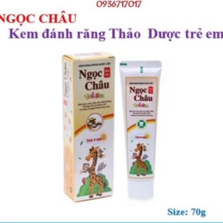 Kem đánh răng Ngọc Châu Trẻ em