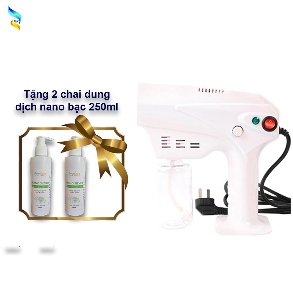 Máy phun khử trùng NATIKA, Phun Khử Khuẩn,Máy Phun Sương Nano đuổi muỗi, Vệ sinh Nhà Cửa.TẶNG chai Nano Bạc 500ml