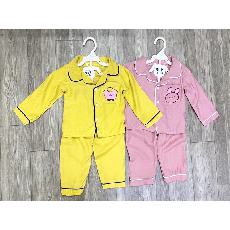 Bộ Pijama hoa nhí viền ren