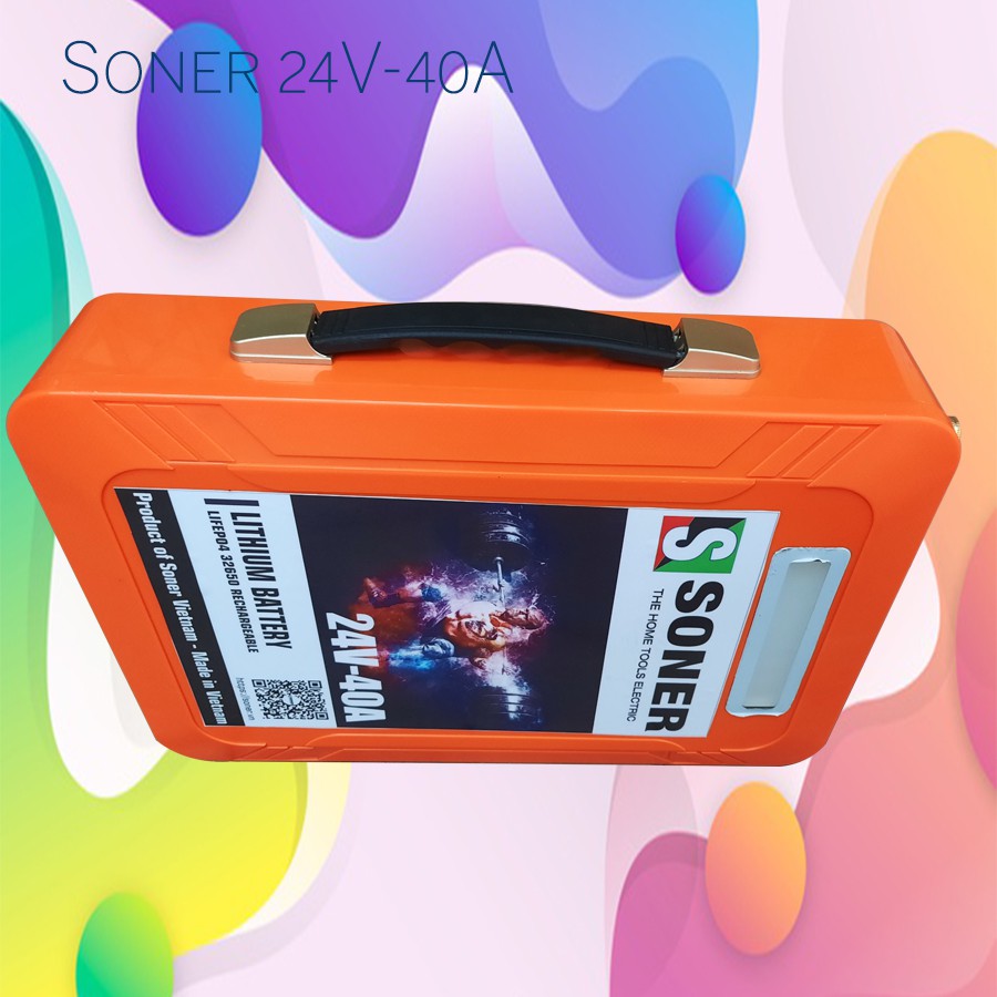 Pin lithium Soner 24V-40A