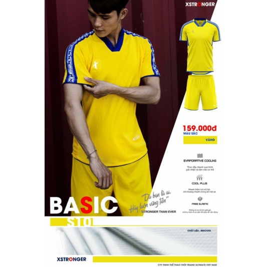 BỘ QUẦN ÁO ĐÁ BANH BASIC S10 SIÊU PHẨM GIÁ HỜI