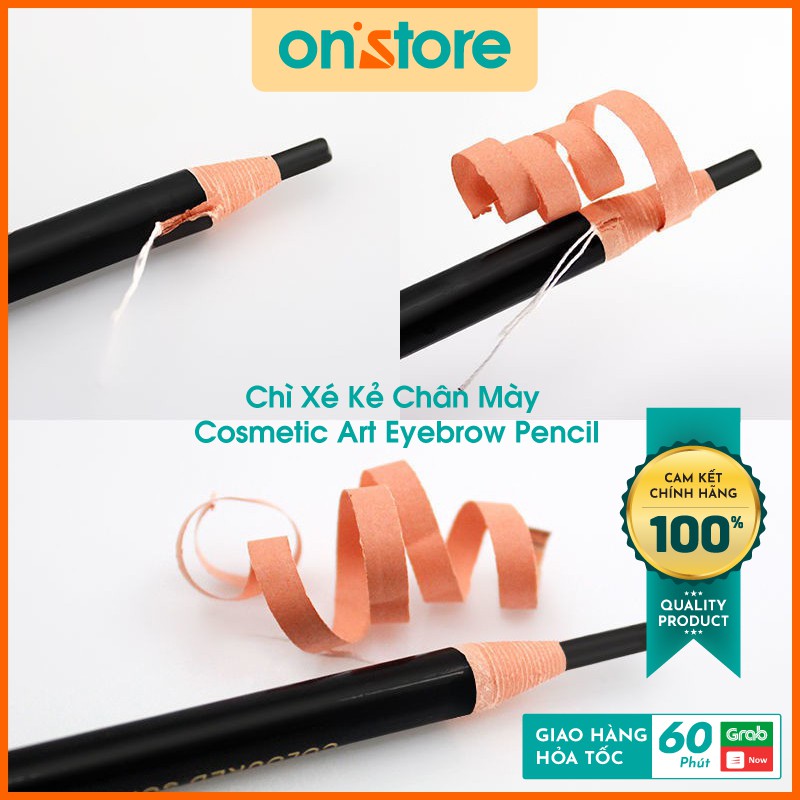 Chì Xé Kẻ Chân Mày Cosmetic Art Eyebrow Pencil Màu Nâu Sáng 2 Tem 1818 No.2, Chì Kẻ Mày Màu Nâu Sáng, Chì Kẻ, Giá Rẻ | BigBuy360 - bigbuy360.vn