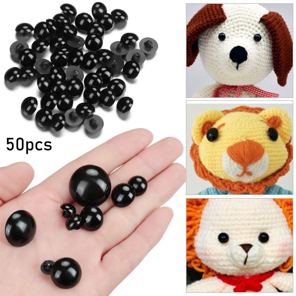 50 Gấu Nhồi Bông 9-25mm (Màu Đen)