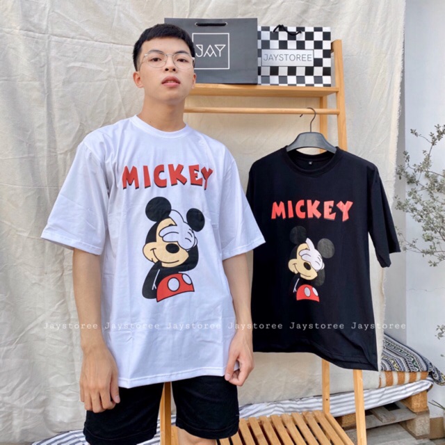 ÁO THUN ÁO PHÔNG TAY LỠ NAM NỮ UNISEX 🧸/FREESHIP 99K/Áo thun nữ MICKEY🧸