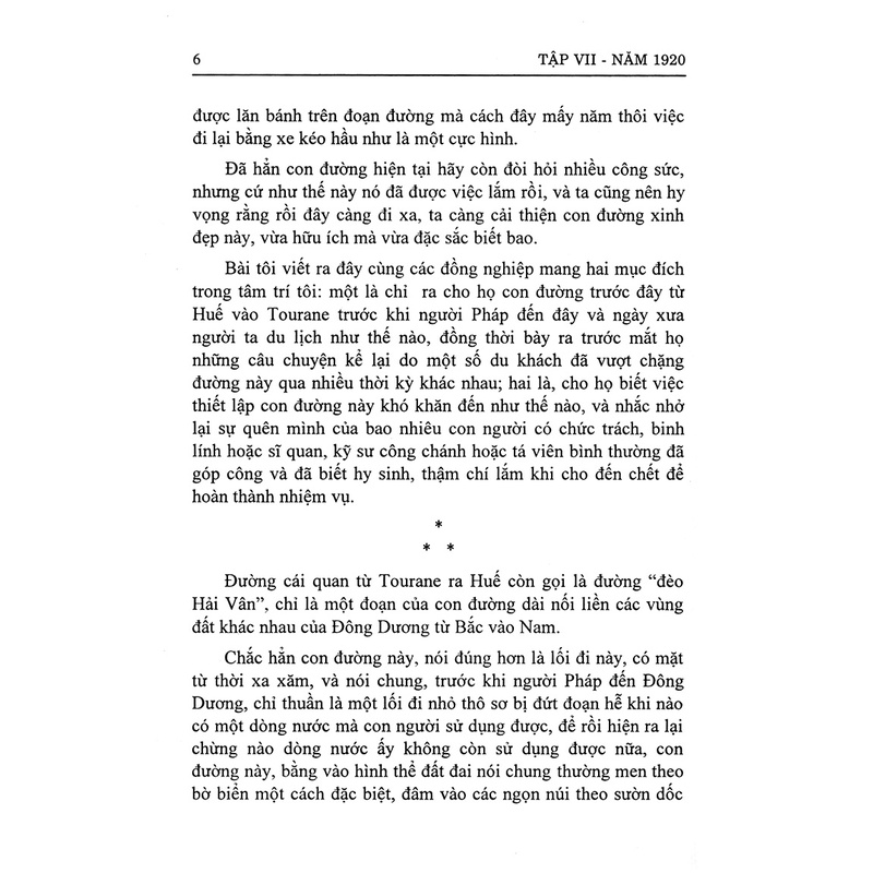 Sách Những Người Bạn Cố Đô Huế - Tập VII (1920)