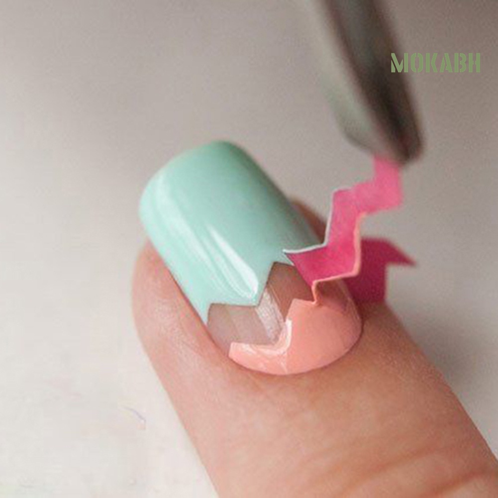 Set 5 Tấm Sticker Hỗ Trợ Vẽ Móng Nghệ Thuật