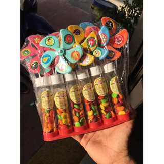 Kẹo xê chong chóng vỉ 12 cái