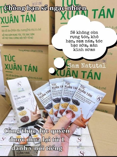 [SAM NATURAL] TÚC XUÂN TÁN - BÍ QUYẾT KÉO DÀI TUỔI THANH XUÂN_Freeship 100% cho mọi đơn hàng