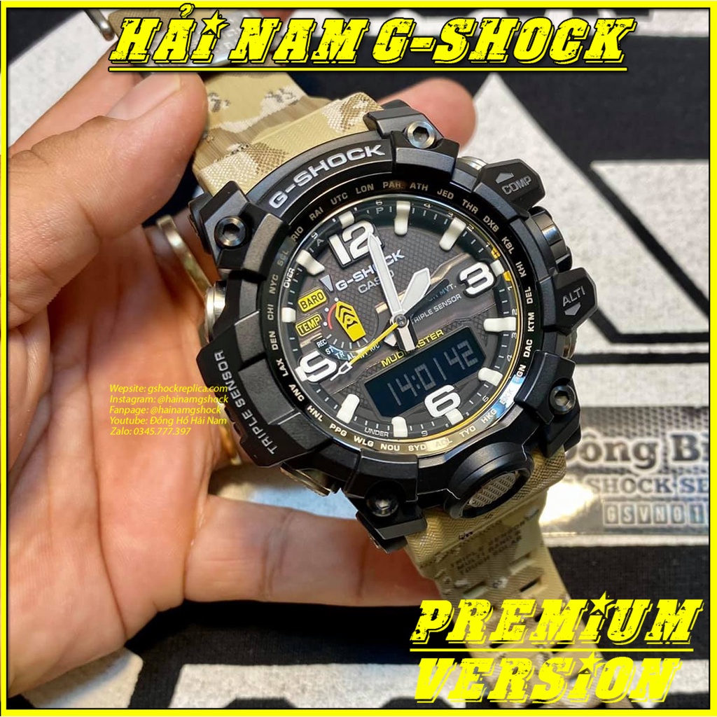 Đồng hồ nam GWG-1000DC-1A5JF | GWG1000 Camo | Full phụ kiện | Bảo hành 2 năm