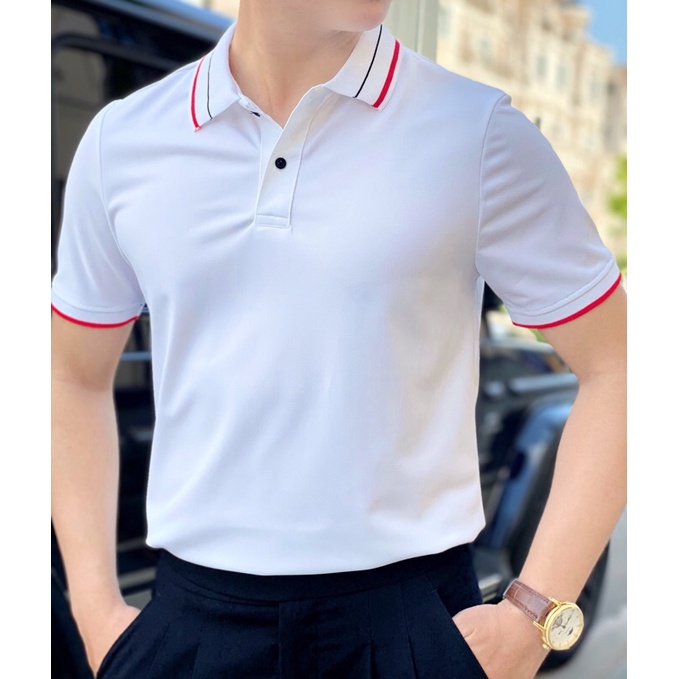 Áo PoLo Nam Trơn Có Cổ.Áo Phông Nam Cổ Bẻ Tay Ngắn.Vải Cá Sấu cotton Cao Cấp | BigBuy360 - bigbuy360.vn