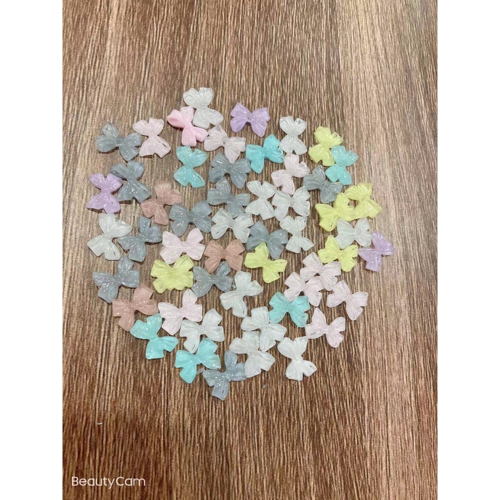 charm nơ trang trí nail