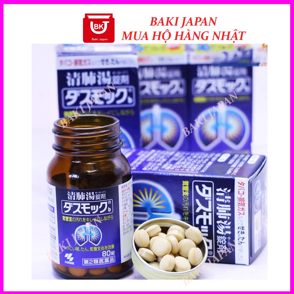 Viên uống bổ phổi Kobayashi Nhật bản an toàn hiệu quả 80 viên