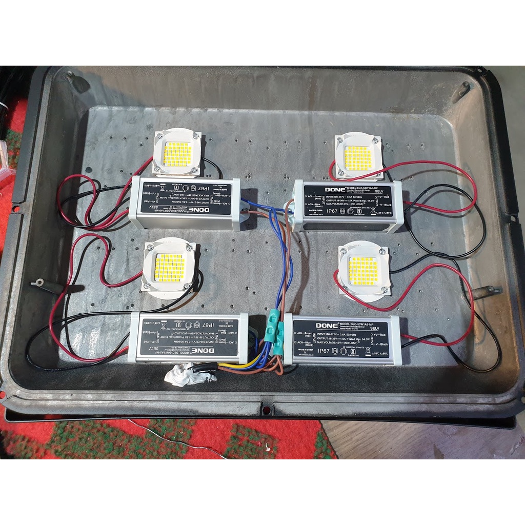 NGUỒN DONE 50W +  CHIP PHILIPS 50W  20v - 36v - Tặng kèm keo tản nhiệt