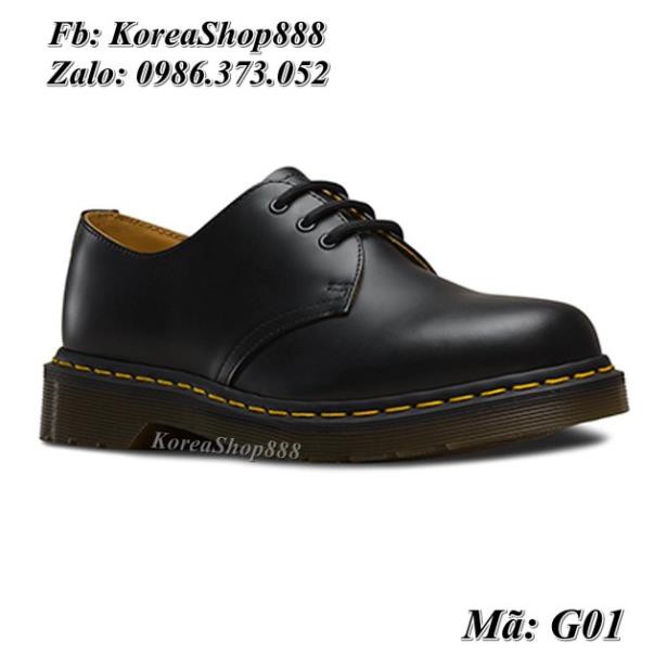 [Hạ Giá]  Giày Dr Marten 1461 Da Bò Thái Lan Mã G01 (ảnh thật cuối)