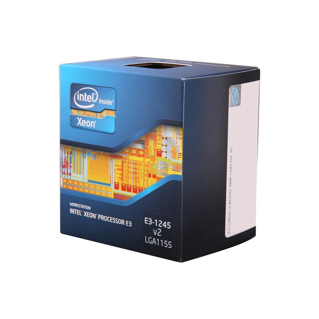 CPU Xeon E3-1245 V2 (3.4GHz up to 3.80GHz, 4 Nhân 8 Luồng, LGA1155)