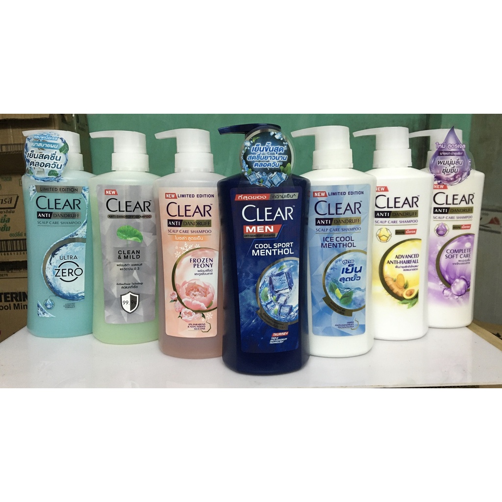 Dầu Gội Clear Hương Bạc Hà 410ml Thái Lan