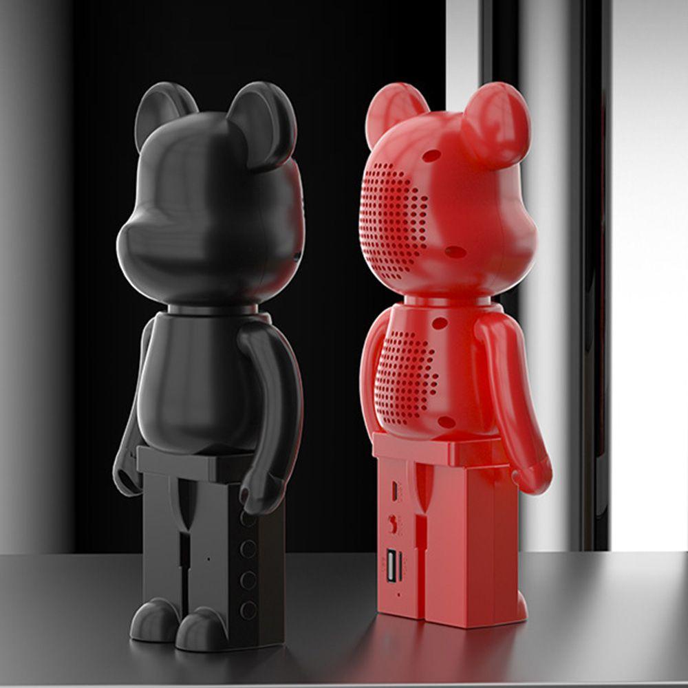 Loa Bluetooth Không Dây Bằng Nhựa Bền Hình Gấu Bạo Lực