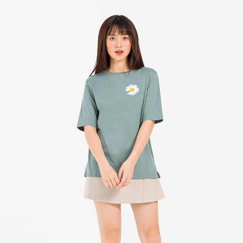 004.áo thun hoa cúc