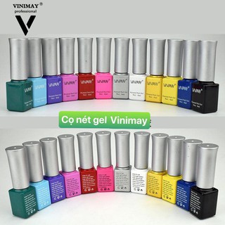 Bộ Cọ Nét Gel Vinimay 12 Màu - Vẽ Sắc Nét, Màu Chuẩn Đẹp