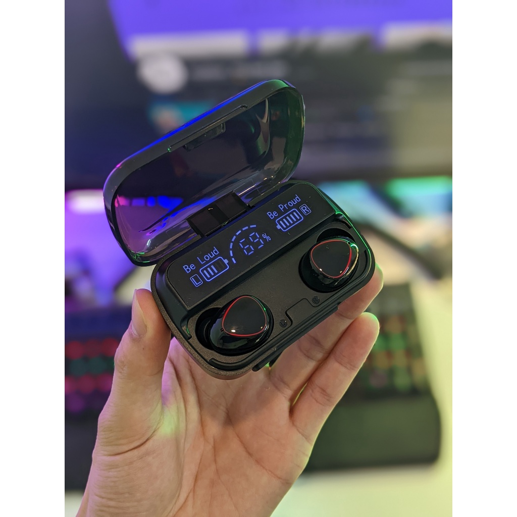 Tai nghe bluetooth M10 thế hệ mới - Bluetooth 5.1 - Bass siêu trầm, Màn hình Led