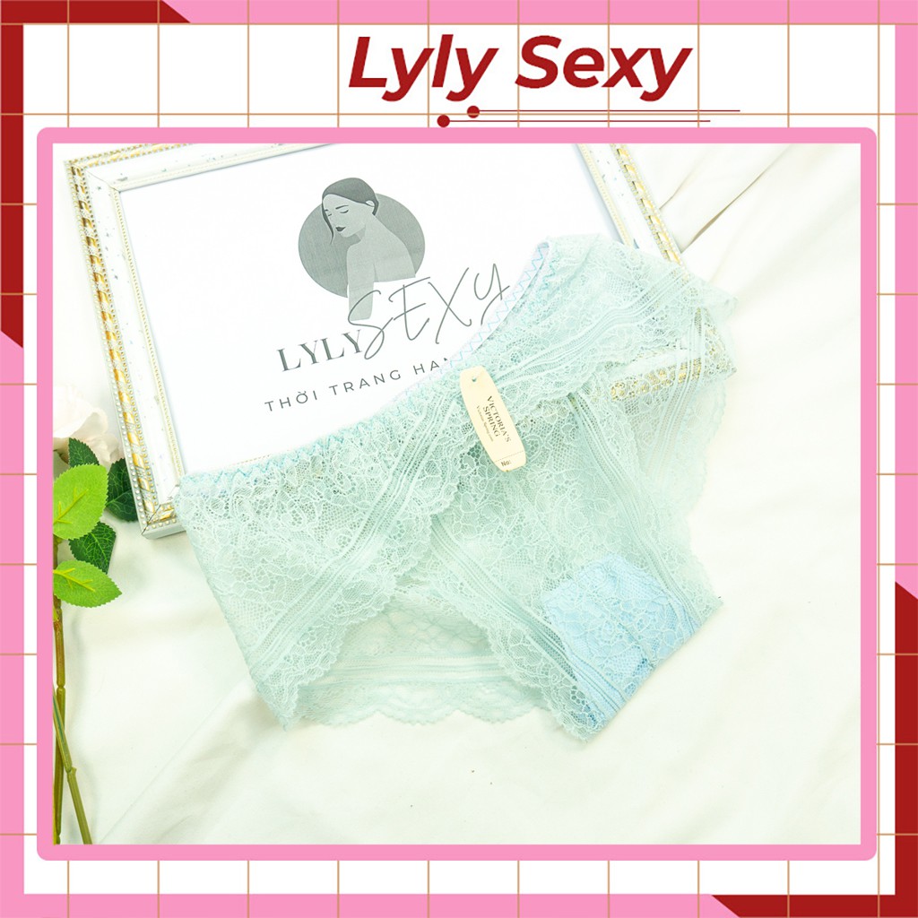 Quần lót nữ ren sắc màu Lylylorem QL105 sexy quyến rũ free size | BigBuy360 - bigbuy360.vn