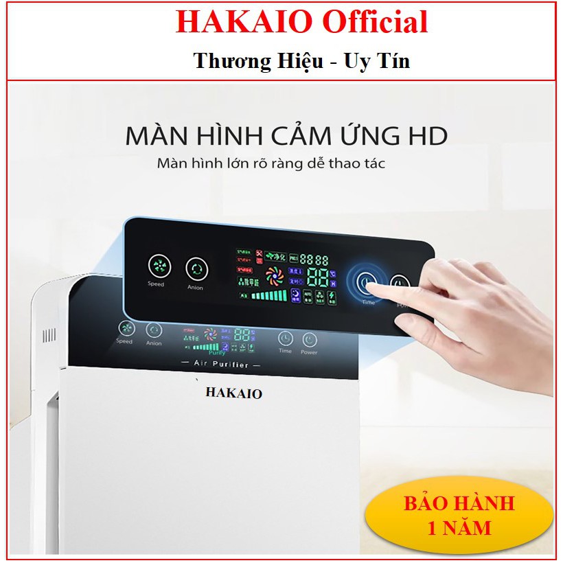 Máy Lọc Không Khí HAKAIO✅[Chính Hãng] Làm Sạch Không Khí HEPA, Diệt Khuẩn UV, Lọc Bụi Mịn PM2.5 Khử Pormaldehyd-GML-86A