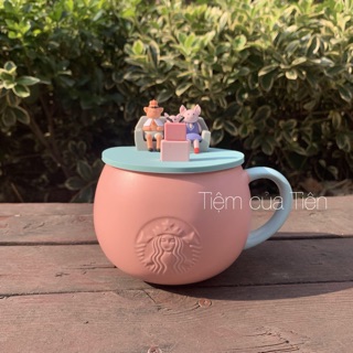 Ly sứ Starbucks Piggy Cup 350ml