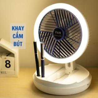 Quạt gấp gọn treo tường treo nhà tắm đa năng 4.15 220v có cổng sạc USB