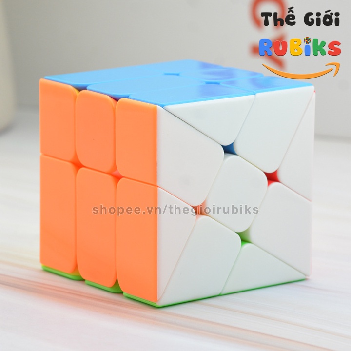 Rubik Windmill 3x3 Magic Cube YongJun YJ Stickerless - Rubic Biến Thể 6 Mặt.