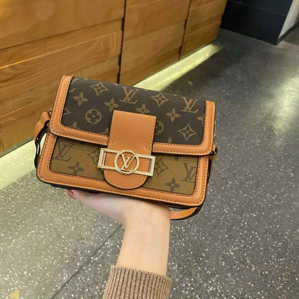 Túi xách nữ mã L03, đeo chéo, quai xách, túi hộp vuông, chất liệu da cao cấp, hàng quảng châu siêu đẹp