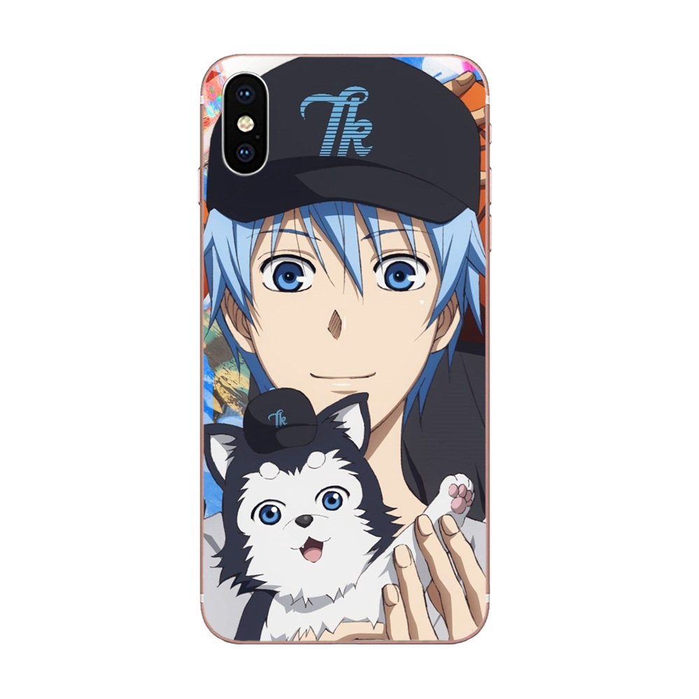 Ốp điện thoại dẻo họa tiết Kuroko No Basketball cho iPhone 11 Pro X XS Max XR 4 4S 5 5C 5S SE SE2 6 6S 7 8 Plus