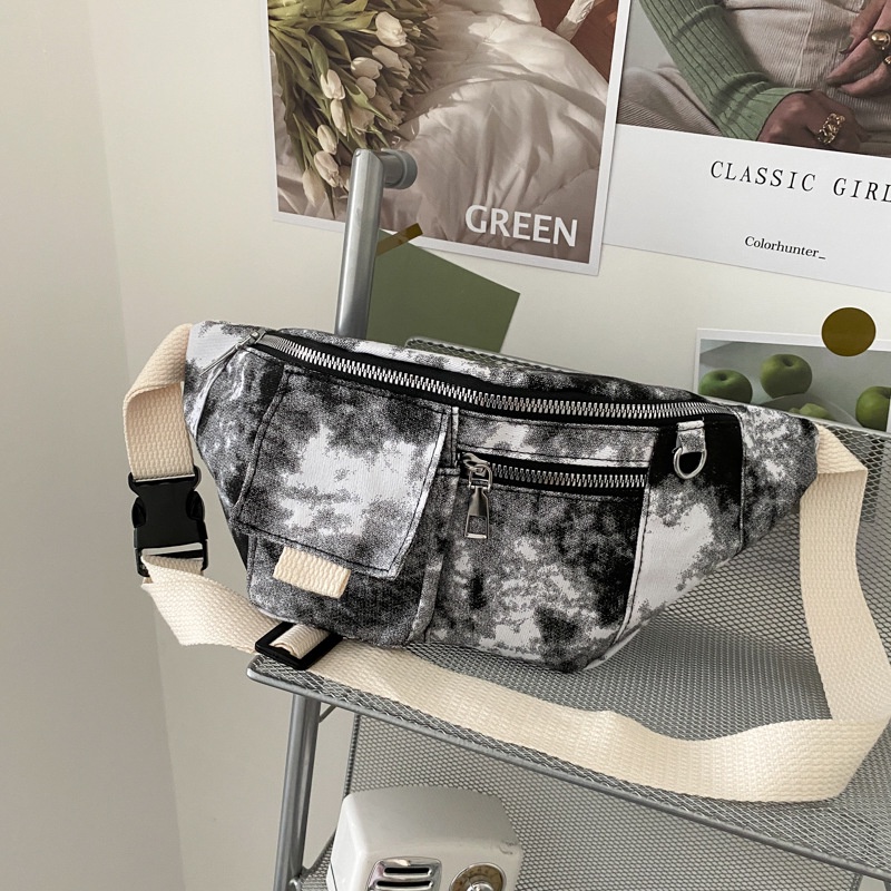 Túi Đeo Chéo Ngực Họa Tiết Màu Nhuộm Thời Trang Cá Tính