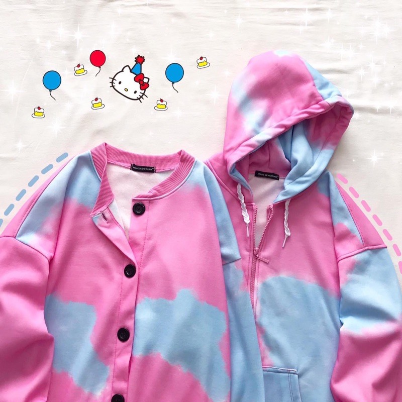 Áo Cardigan_Hoodie Zip Loang 3D Ảnh Thật