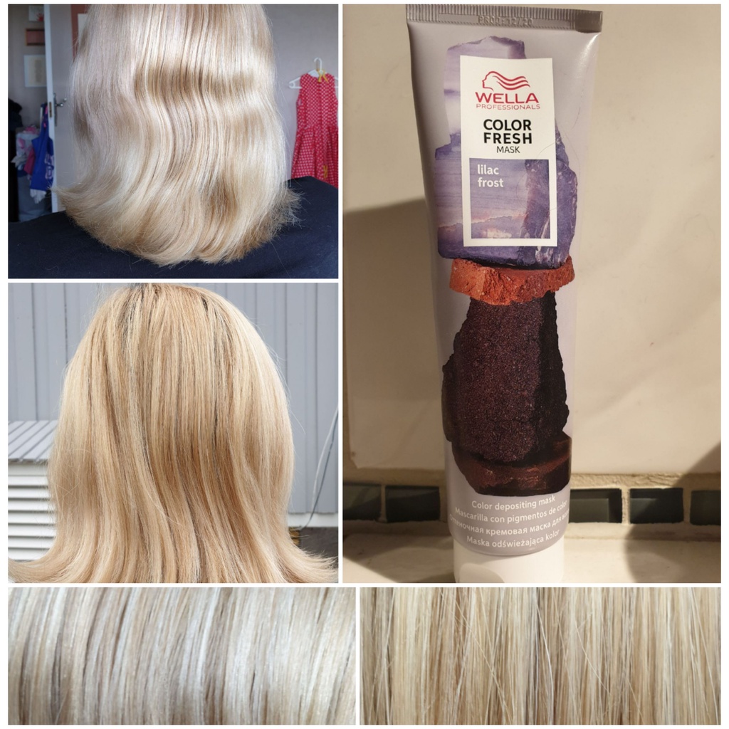 Màu tím khói - Lilac Frost - Mặt Nạ Dưỡng Bổ Sung Hạt Màu Wella Color Fresh Mask 150ml