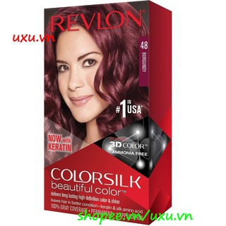 Thuốc nhuộm tóc revlon số 48 đỏ ánh tím colorsilk, với uxu.vn tất cả là chính hãng.