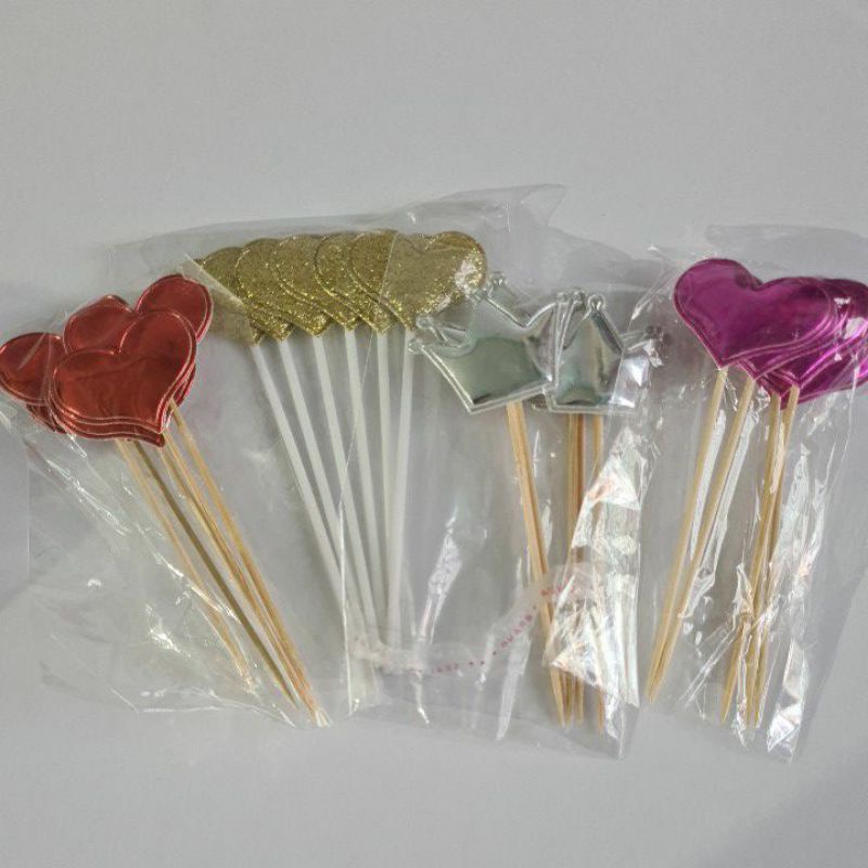Thẻ cắm trái tim, ngôi sao, vương miện set 5c
