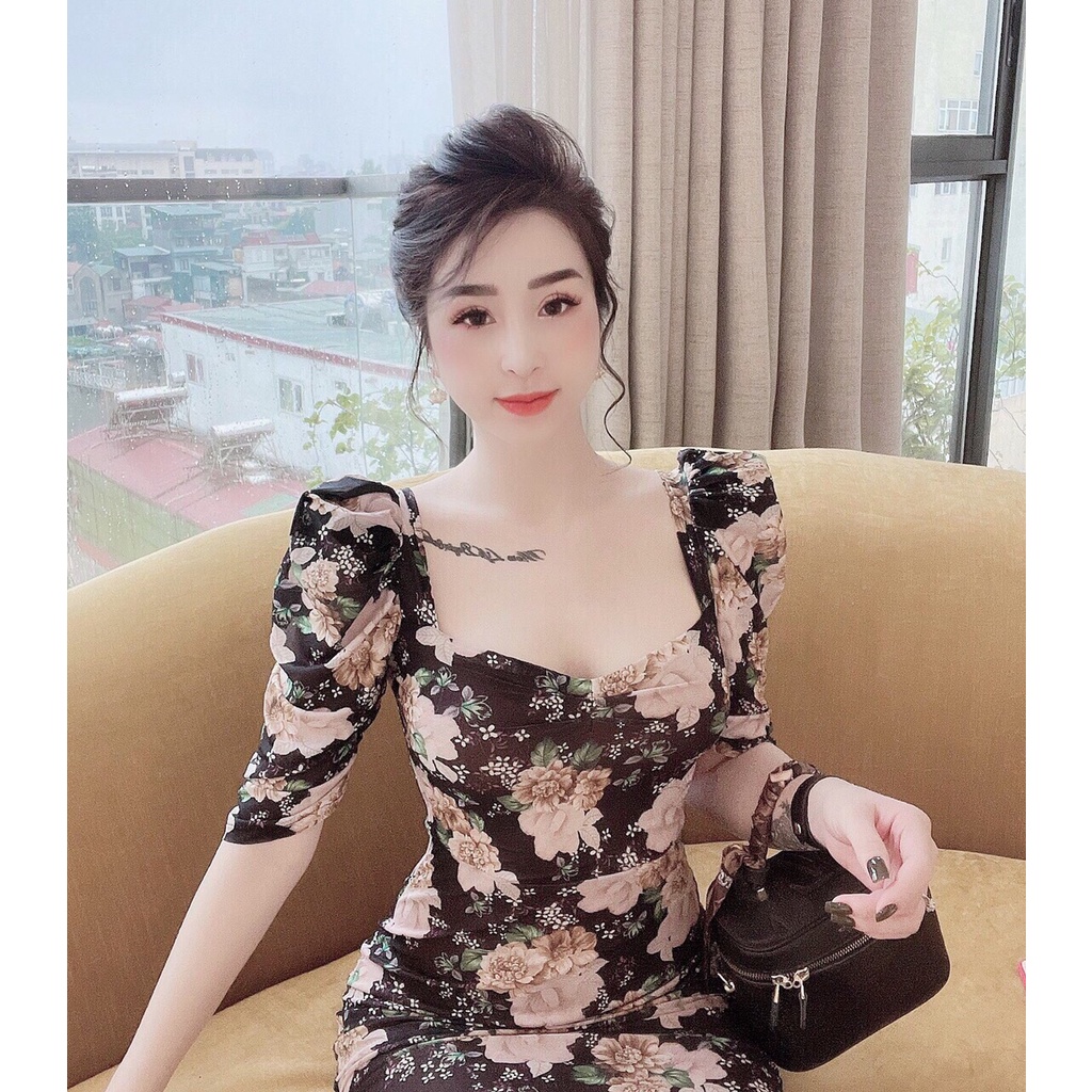 Váy body váy đầm thiết kế phong cách dịu dàng , trẻ trung, nữ tính