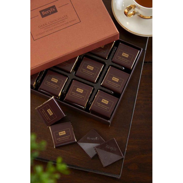 (2 vị) Dark Chocolate Beryl's hộp 216gr