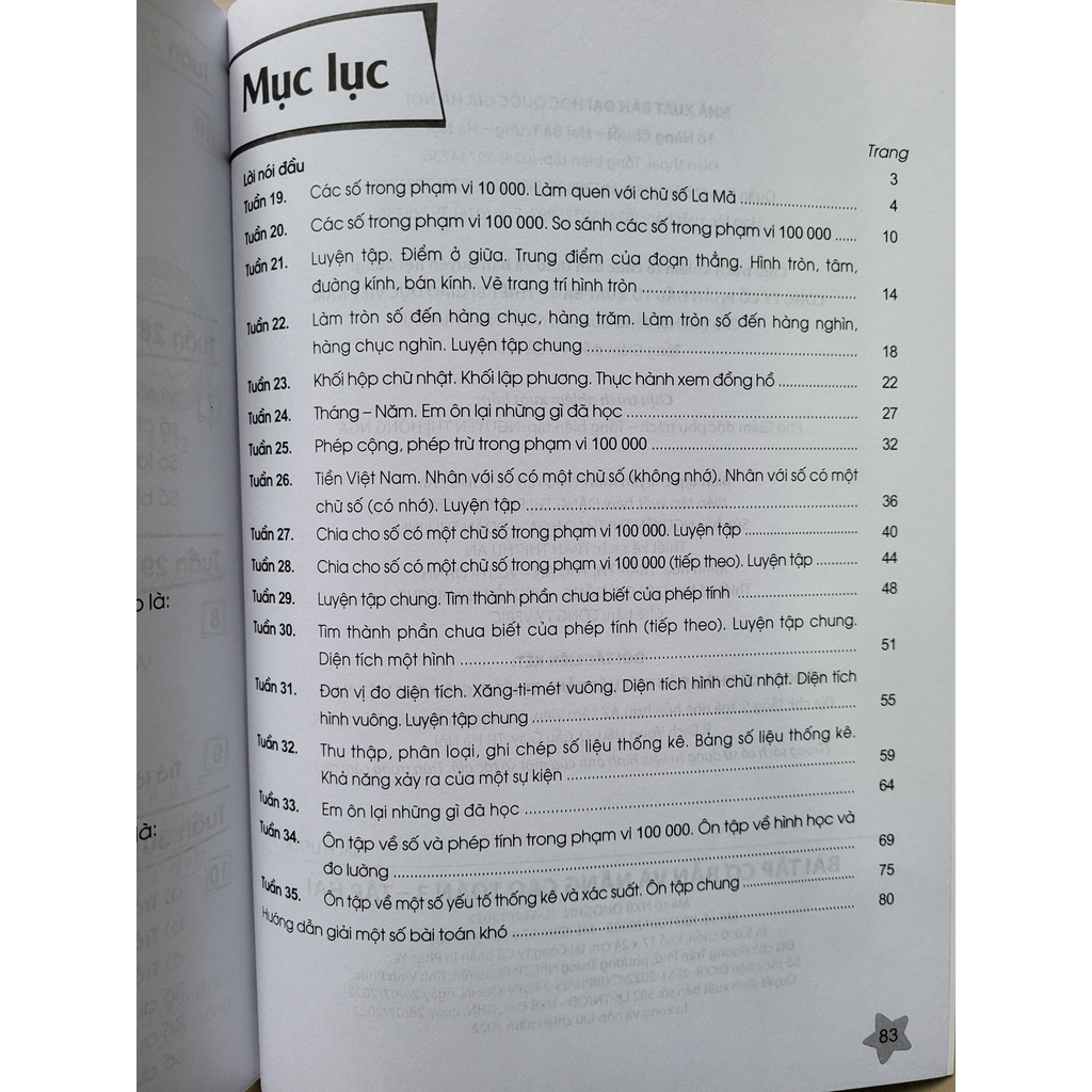 Sách - Bài tập cơ bản và nâng cao Toán 3 - Cánh Diều