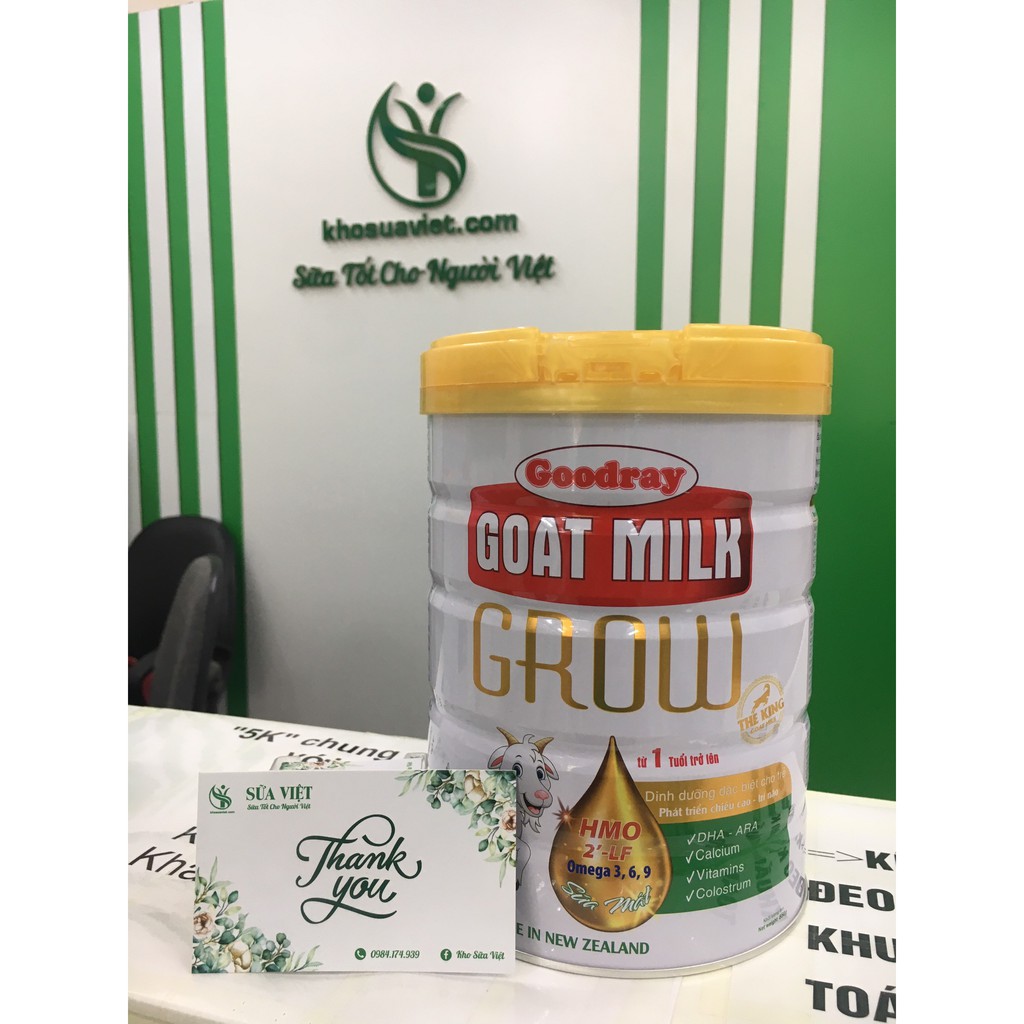 Sữa bột Goat Milk Grow lon 850g