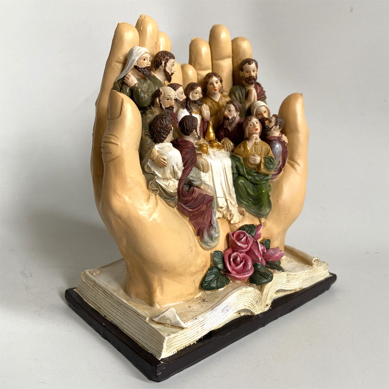 Mô Hình Nhân Vật Jesus and the 12 Đĩa Dùng Để Trang Trí