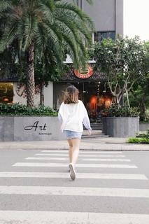 Áo thiết kế - THUN DA CÁ PHỐI TAY Sọc